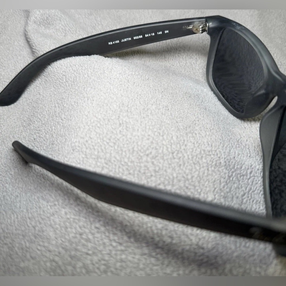 RAY BAN JUSTIN RB4165 852/88 54-16 MATTE GRAY FRAME ONLY $176 - Picture 7 of 12